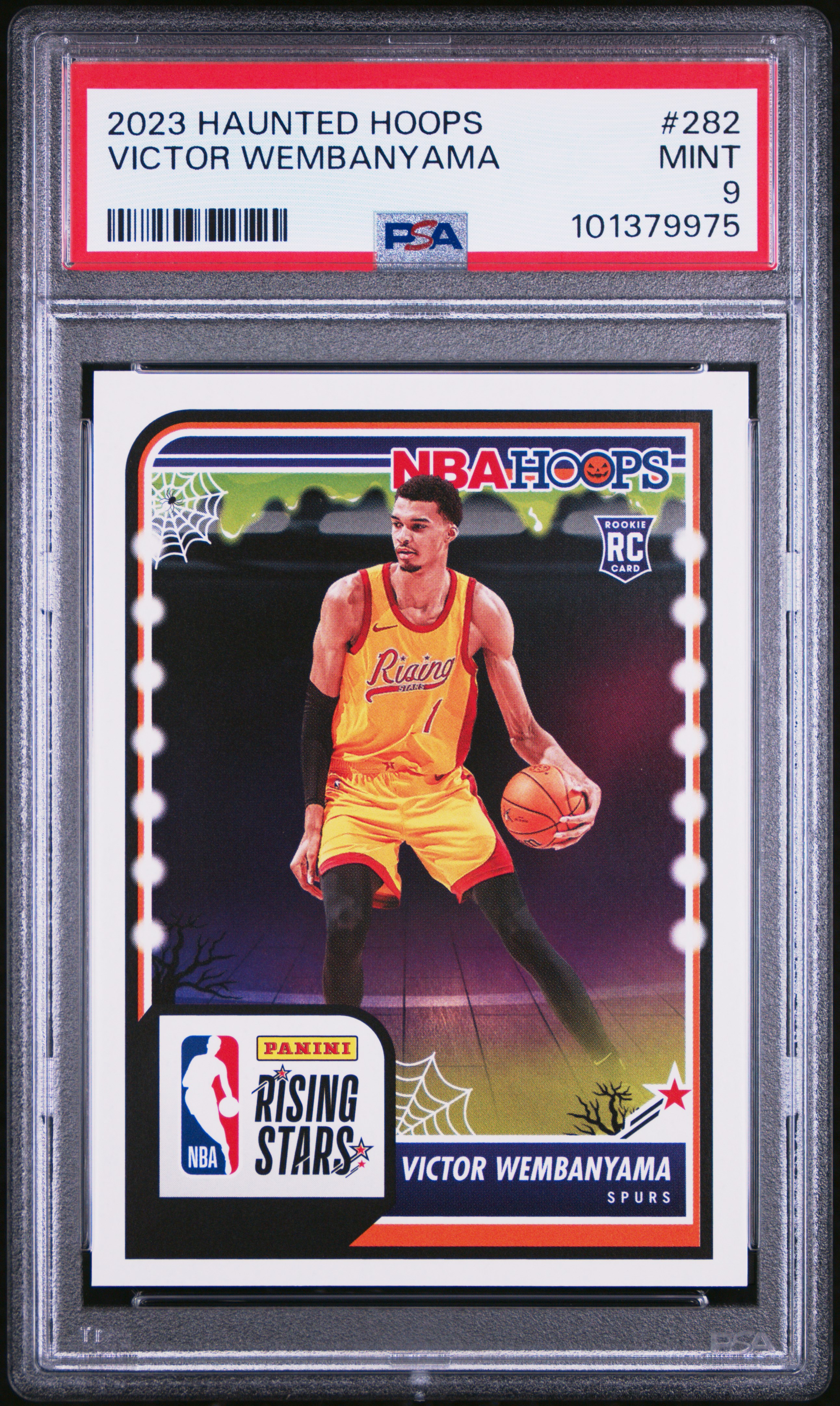2023 Panini Haunted Hoops Victor Wembanyama #282 Mint 9 front