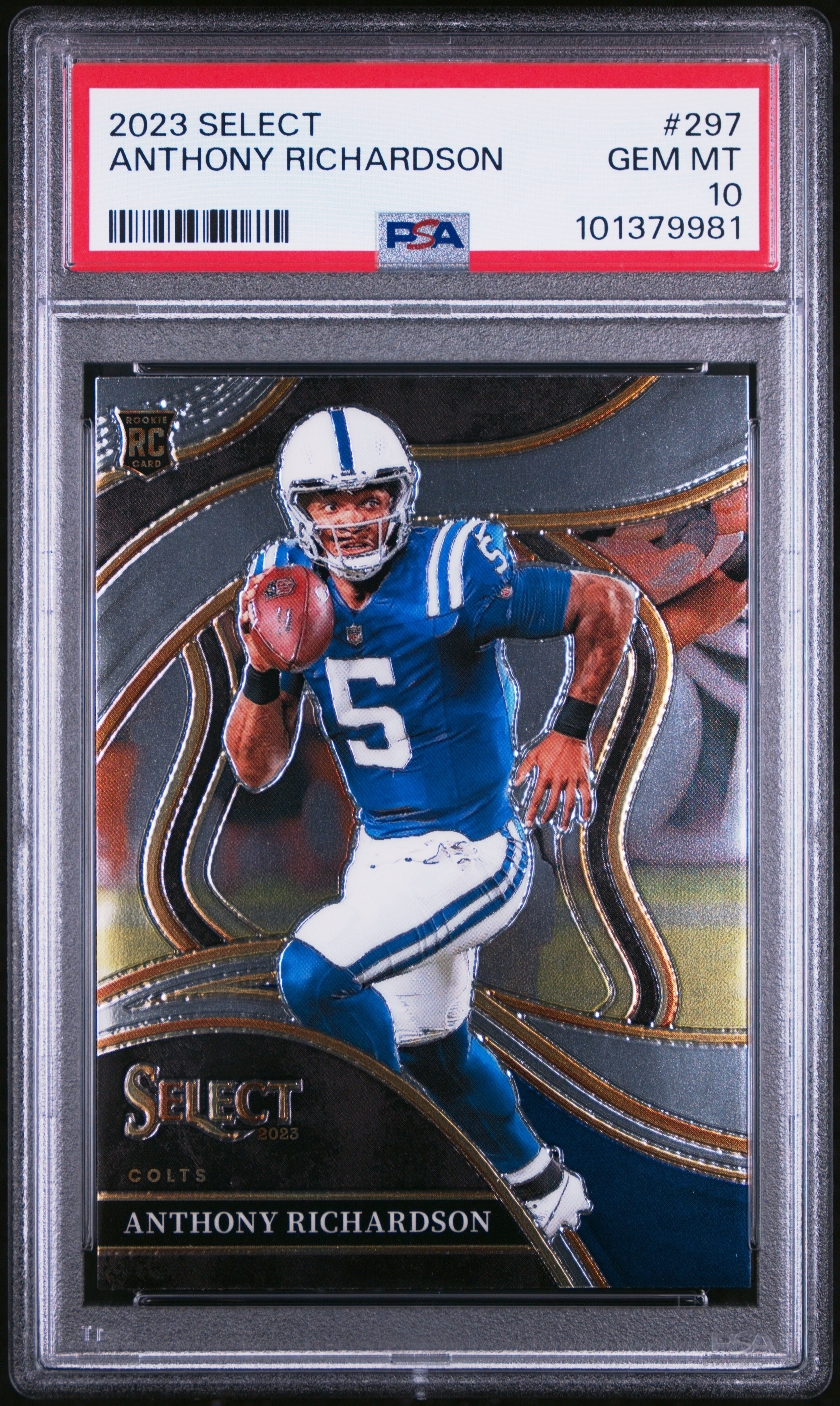 2023 Panini Select Anthony Richardson #297 Gem Mt 10 front