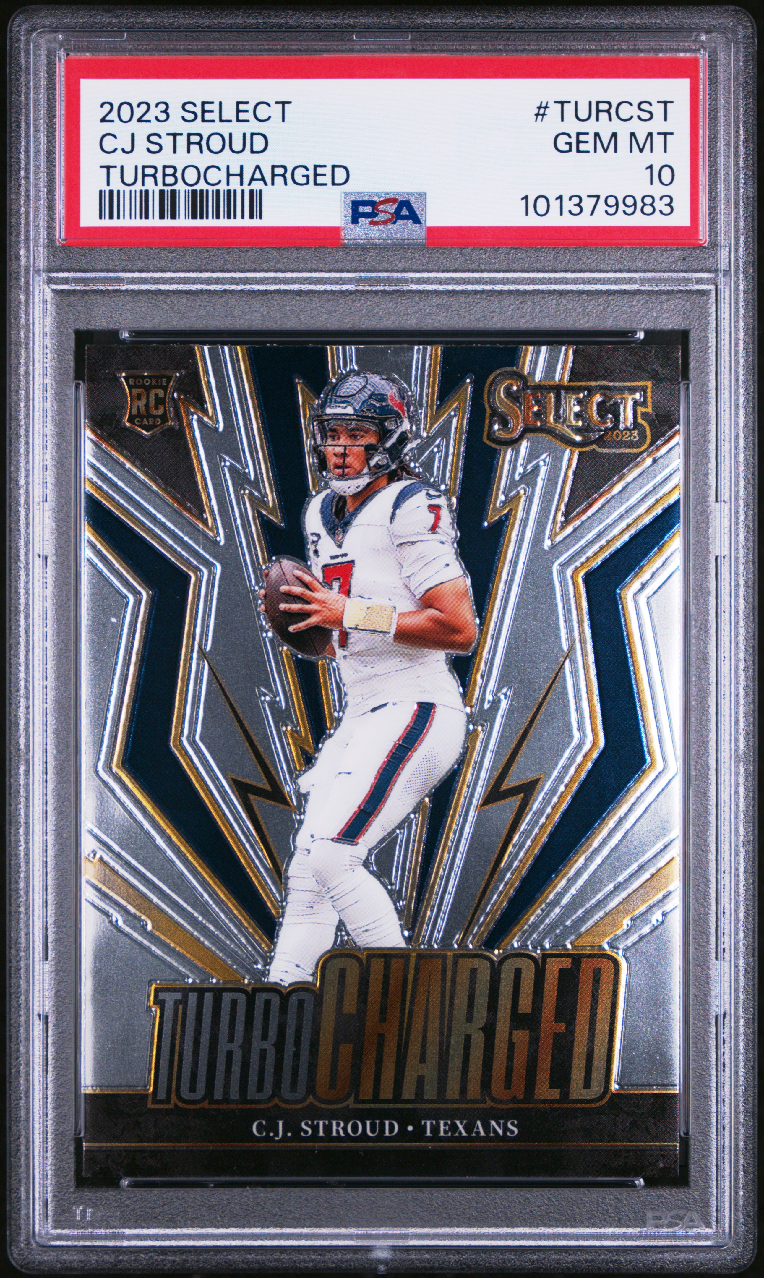 2023 Panini Select Turbocharged Cj Stroud #Turcst Gem Mt 10 front