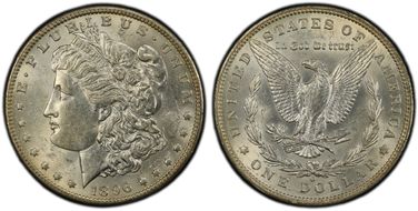 1896-O $1 AU58