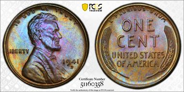 1941-D 1C MS67BN