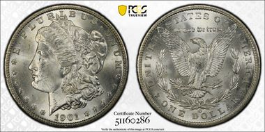 1901-O $1 MS64