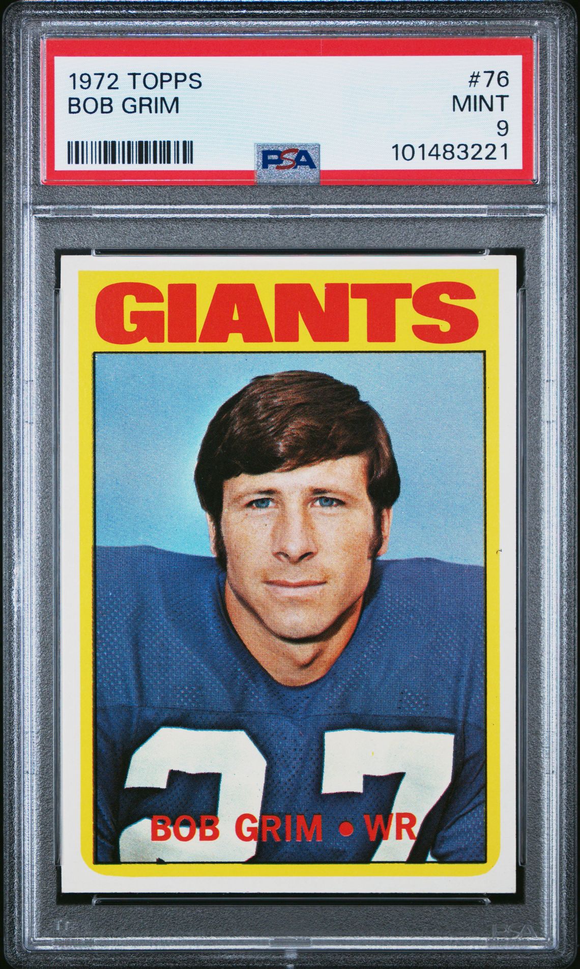 1972 Topps TOPPS #76 Bob Grim front