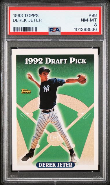1993 Topps Derek Jeter #98 Nm-Mt 8 front