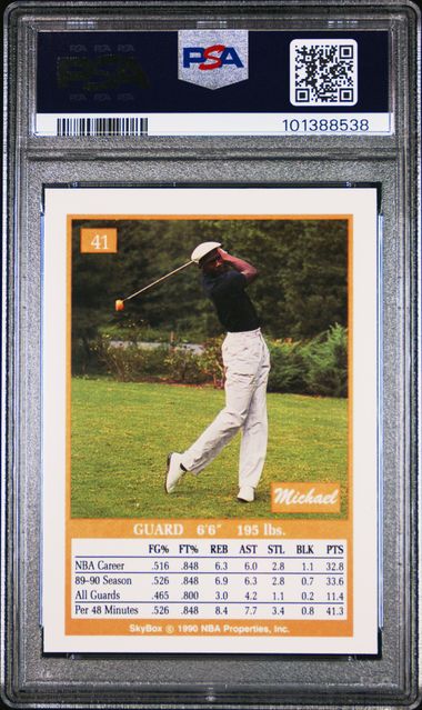 1990 Skybox Michael Jordan #41 Mint 9 back