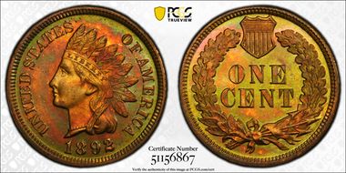 1892 1C PR66RB