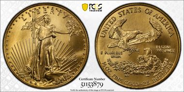1992 $25 Gold Eagle MS69