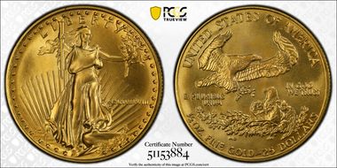 1997 $25 Gold Eagle MS69