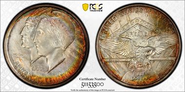 1939-D 50C Arkansas MS68