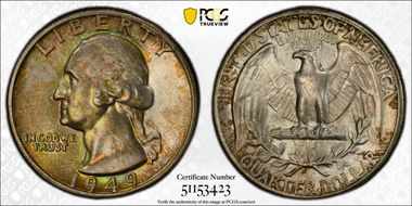 1949 25C MS67