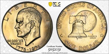 1976-D $1 Type 1 MS65