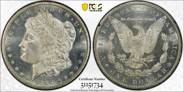 1884-CC $1 GSA Hoard MS65PL