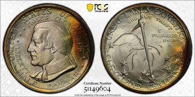 1936 50C Cleveland MS68