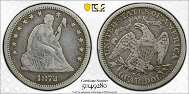1872-CC 25C VF25