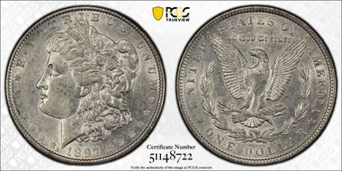 1897 $1 AU50