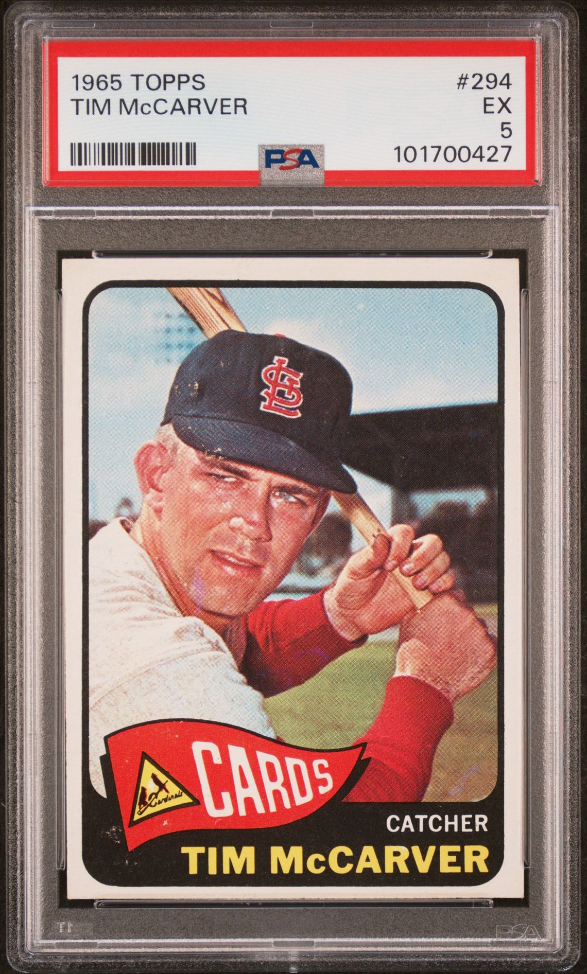 1965 Topps TOPPS #294 Tim Mccarver front