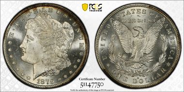 1879-S $1 MS66+