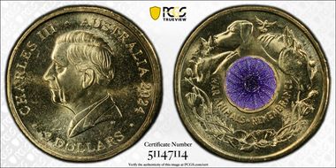 2024 $2 War Animal Remembrance Colorized MS66