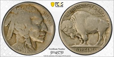 1918 5C 2 Feathers FS-401 VG10