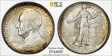1936 50C Lynchburg MS67+