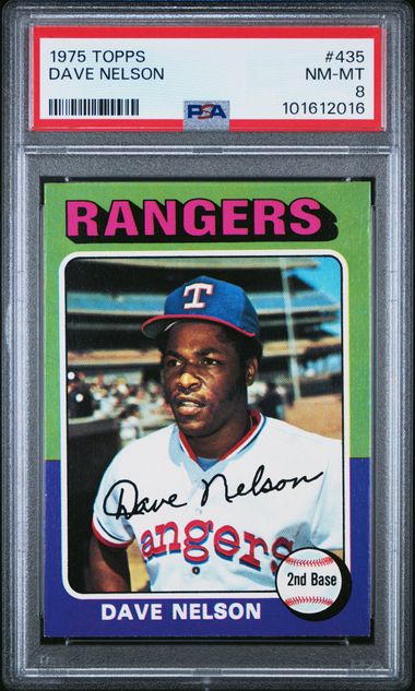 1975 Topps #435 Dave Nelson Texas front