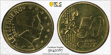 2002 € 0.50 MS67