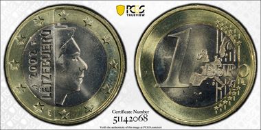 2002 € 1 MS67