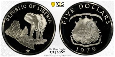 1979-FM $5 Elephant PR69DCAM
