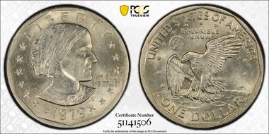 1979-P SBA$1 AU58