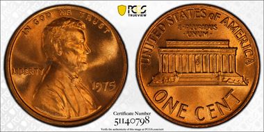 1975 1C MS67+ RD