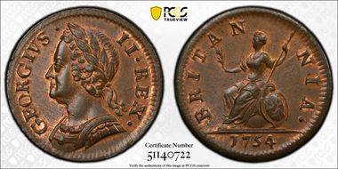 1754 1/4D S-3722 MS66BN