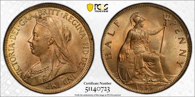 1899 1/2D S-3962 MS66RD