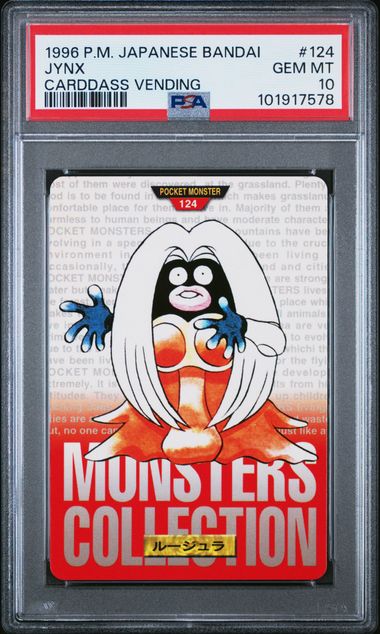 Jynx card PSA 10, cert 101917578