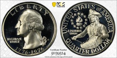 1976-S 25C Silver PR69DCAM