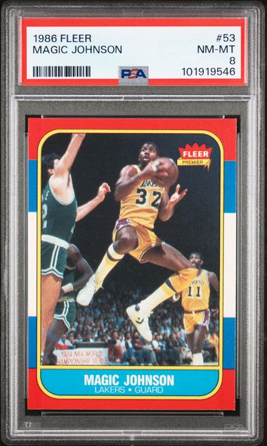 1986 #53 Magic Johnson front