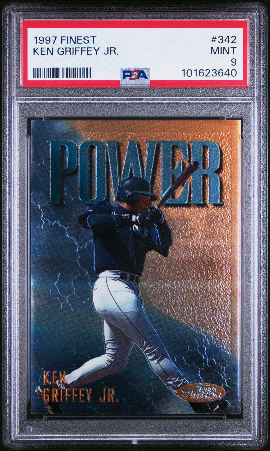 1997 Finest FINEST Gold #342 Ken Griffey Jr. front