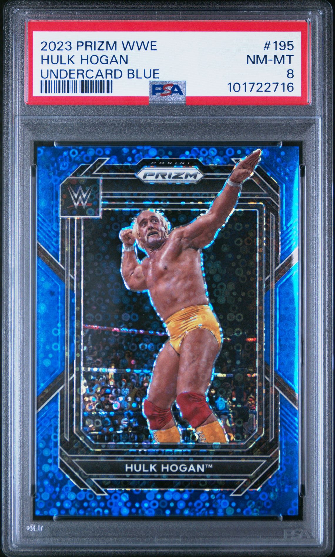 2023 Panini Prizm Undercardblue UNDERCARD BLUE #195 Hulk Hogan front