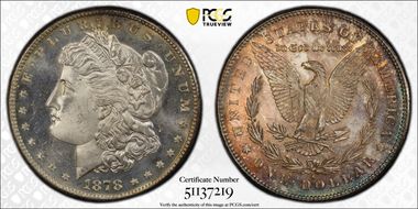 1878-S $1 MS65