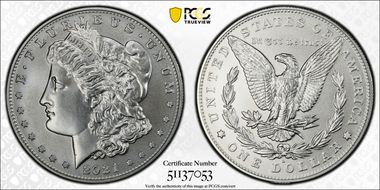 2021-D $1 Morgan Dollar 100th Anniversary MS69