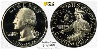 1976-S 25C Silver PR69CAM