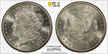1892-CC $1 MS64+