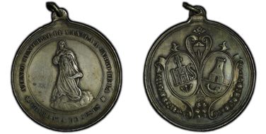 (1890) Medal Honeycutt-33 Ag AU50