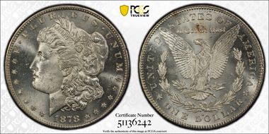 1878-S $1 MS65