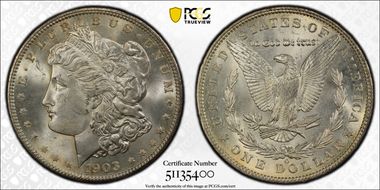 1903-O $1 MS65+ 