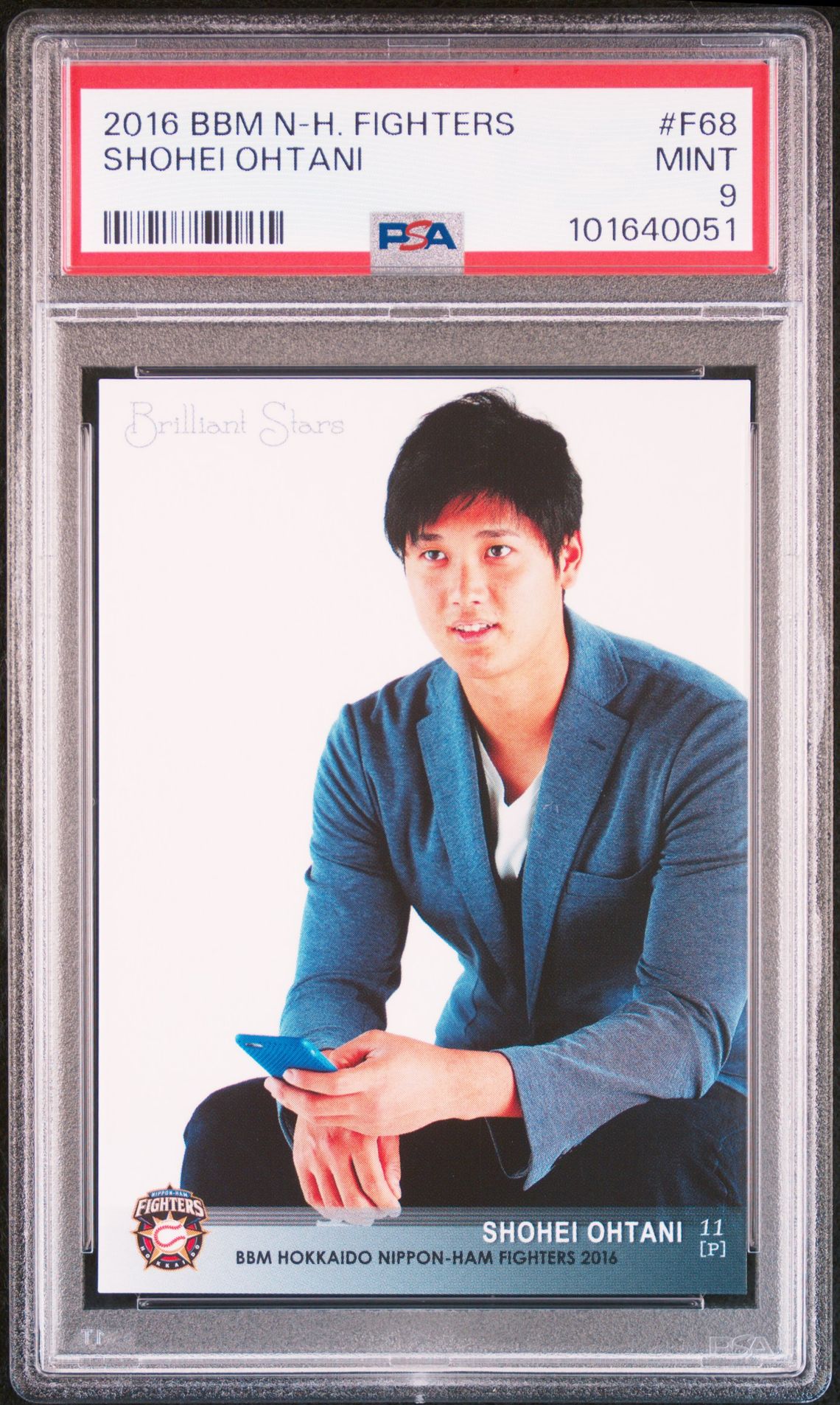 BBM BBM HOKKAIDO NIPPON-HAM FIGHTERS Shohei Ohtani front