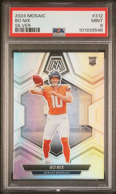Panini Silver Bo Nix front