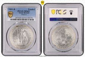 1901-B Trade$ Prid-11 MS62
