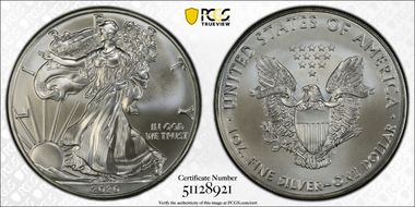 2020 $1 Silver Eagle MS69