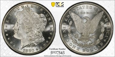 1880-S $1 MS64