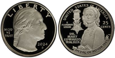 2024-S 25C Dr. Mary Edwards Walker PR70DCAM
